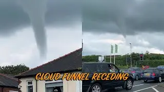 Massive Funnel Cloud Looming Over Darlington || WooGlobe