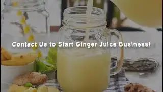 How To Make Ginger Juice?|Industrial Ginger Juice Processing Machine Line