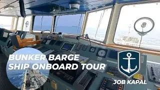 BUNKER BARGE SHIP ACCOMMODATION TOUR