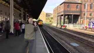 1Z27 37612/604 arrive at Huddersfield