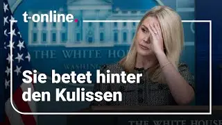 USA: Trump-Sprecherin Leavitt hinter den Kulissen im Wei&szlig;en Haus gefilmt