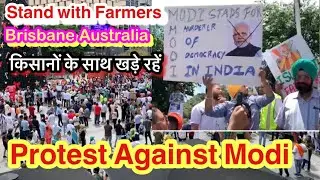 Indian community against Modi in Brisbane Australia