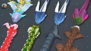 Snake Clash: Max Level Boss Fight! ⚔️ Ultimate Snake Battle! #381