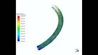 DDPM, Accumulation of Particles in Elbow Bend, ANSYS Fluent Training