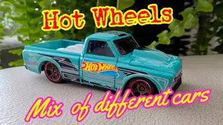 Mix of cars and trucks. Diecast model cars