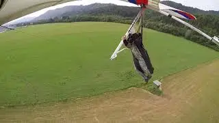 Hang Gliding Landing - ROGALO STRAN&Iacute;K - Dědkovsk&eacute; přist&aacute;n&iacute; :-)