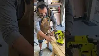 No bandsaw, but confidence is building on this fix. #woodworking