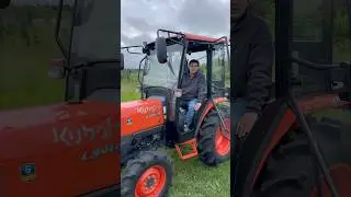 😉Проверяем кабину для трактора Kubota L3408 #трактор #kubota #кабина