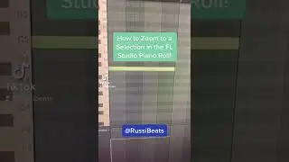 FL Studio 20 Hot Key : How to Zoom to a Selection in the Piano Roll
