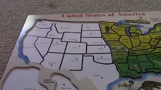 Working on a United States Puzzle Map! (Independence Day Special or not?)