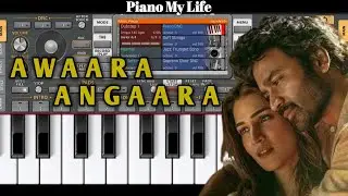 Awaara angaara piano tutorial |  Tere Ishq mein | ORG piano | trending song | piano my life