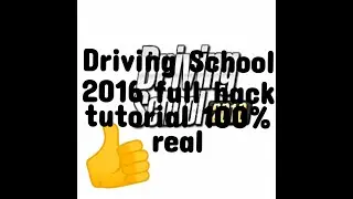 How to hack driving school 2016 full video 100 an 1percent real