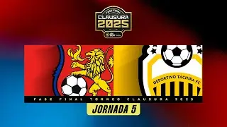 Caracas vs. T&aacute;chira - Torneo Clausura 2025 - Fase Final - Jornada 5