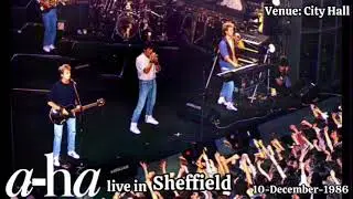 A-ha live in Sheffield, UK (10-December-1986)