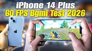 iPhone 14 plus Bgmi Test 2026🔥iPhone 14 plus Bgmi Gameplay iPhone 14 plus Fps Test