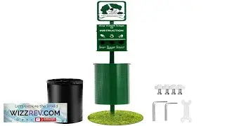 VEVOR Dog Waste Station Commercial Dog Poop Station 11.5 Gallons Pet Waste