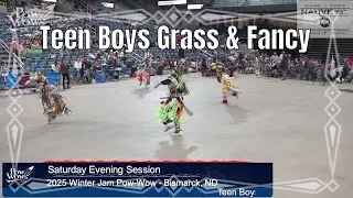 Teen Boys Grass and Fancy Feather - 2025 Winter Jam - Powwows.com