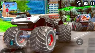 Monster Truck City Stunts | HD graphics with stunty environment