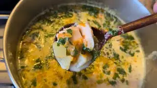 Bayerische Fischsuppe, nach dem Rezept meines Großvaters.
