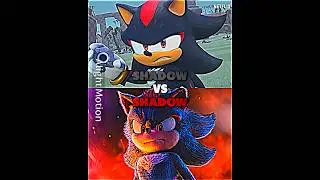 Shadow (SONIC PRIME) vs Shadow(LIVE ACTION)#battle #edit
