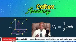 Volume Left After Removing a Pyramid from a Cuboid  Geometry Explained