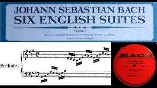 JS Bach / H Walcha, 1964: English Suite No. 1 in A Major, BWV 806