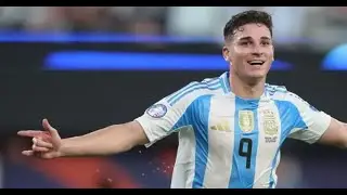 Argentina vs. Spain (Hat Trick For Alvarez!)