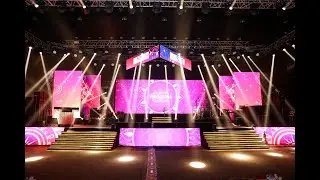 Annual Event - employee meet - event setup - grand stage - light - sound - Shaan - Artist - singer