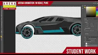 Photoshop Car Practice Speedart done by Arena Animation JM Road Students.