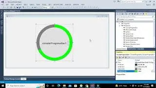 how to use circular progress bar in c#.net | circular progress bar in visual studio
