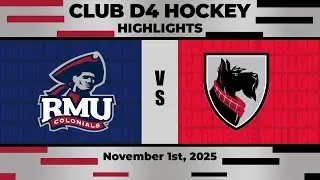 (HIGHLIGHT) Men's D4 Club Hockey vs Carnegie Mellon 11/1/25