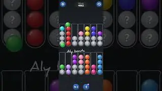 Ball sort puzzle level 4062 #puzzle #level #nivel #colors #gaming #gameplay #resoluci&oacute;n