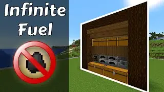 Обучающее видео Minecraft | Система печей | Без угля | Бесконечное топливо