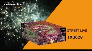 FAJERWERKI TXB629 100S 0.8'' BATERIA STREET LIVE F3 TRIPLEX FIREWORKS