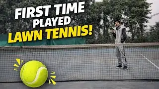 First time played lawn tennis 🎾🎾|#viralvideos #trendingvideo #vlog #chandigarh #trending 