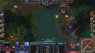 DIG vs EG   2014 NA LCS W6D1 (русская озвучка) | by TGGT