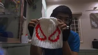 Crochet spiderman beanie tutorial.  