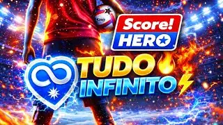 SCORE! HERO TUDO INFINITO 🔥⚡️ JOGO LIBERADO NO M&Aacute;XIMO | EVOLU&Ccedil;&Atilde;O SEM LIMITES 😱⚽