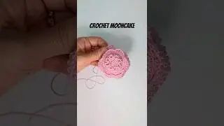 Crochet Mooncake #amigurumicrochet #crochetamigurumi #crocheting #crochetshorts #midautumnfestival