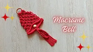 Macrame Christmas Bell 🔔 || Christmas decor #viralvideo #shorts #viral ki