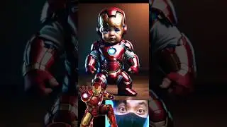 Superheroes but babies  #shorts #avengers #marvel
