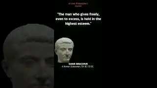 Top 5 Inspirational Quotes from Gaius Gracchus for Modern Times|#shorts #youtubeshorts #trending