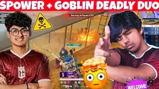 CARNIVAL GAMING SPOWER & GOBLIN Domination 🔥 Goblin Solo 8k 😱 CG Op Chicken Dinner 😮 CG Highlights✈️