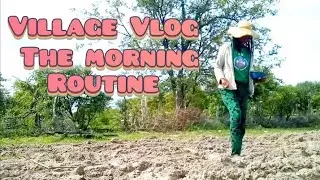 How a morning looks like to an African village girl.