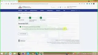 How to pre-validate/ ADD bank account & EVC Generate in income tax in new portal