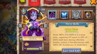 Castle Clash | Rosaleen | Vs Top-23 Beast of castle clash | 9/9 Sacred Light & 12/12 skill