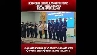 NCRPO Chief Estomo, ilang PNP officials promoted na kasabay ng BIDA program roll out