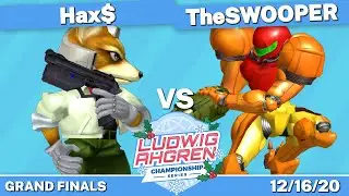hax$ (Fox) VS TheSWOOPER (Samus) Grand Finals - Ludwig Ahgren Championship Series EC Qualifier