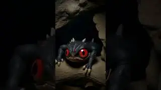 red eyes 😯 #art  #imagination #monster #cave #hewan #binatang #anak #mainananak #dinosaur #mythology