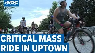 Hundreds ride in monthly Critical Mass ride